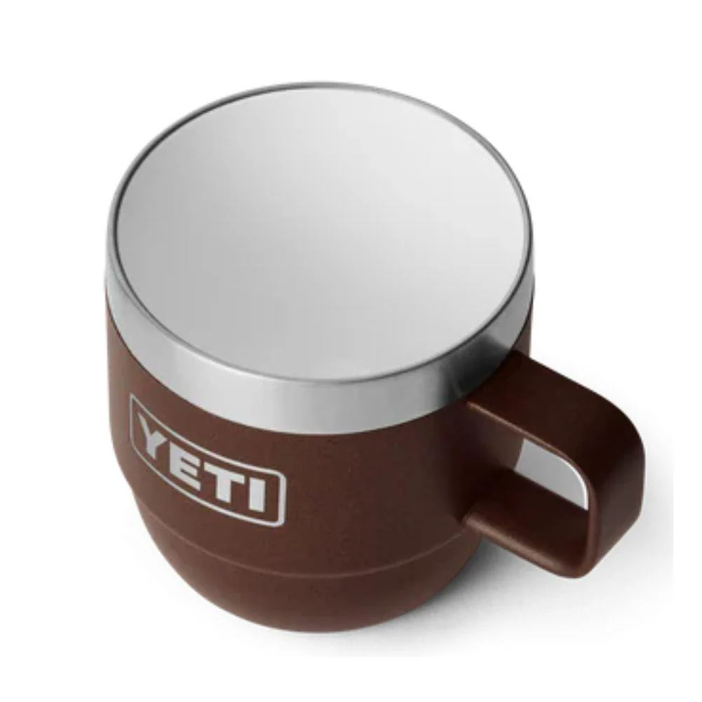 YETI Rambler 6 OZ Stackable Mug 2 Pack (Wetlands Brown) - Image 6