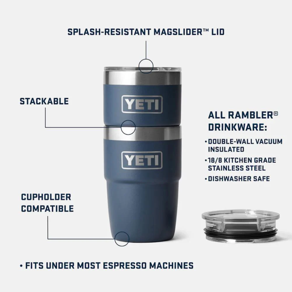 YETI Rambler 8 Oz Stackable Cup (King Crab) - Image 5