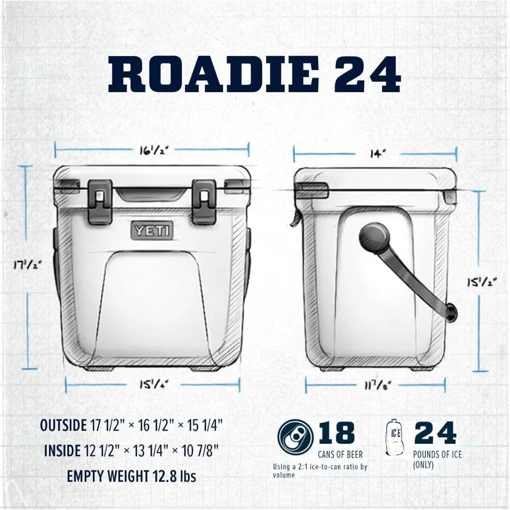 Yeti Roadie 24 Cool Box (Charcoal) - Image 10