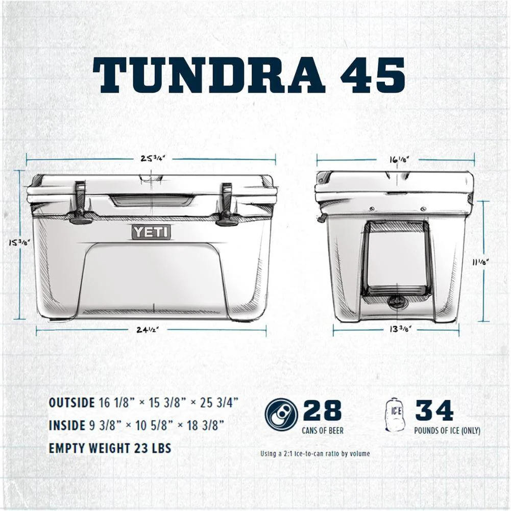 Yeti Tundra 45 Cool Box (Big Sky Blue) - Image 6