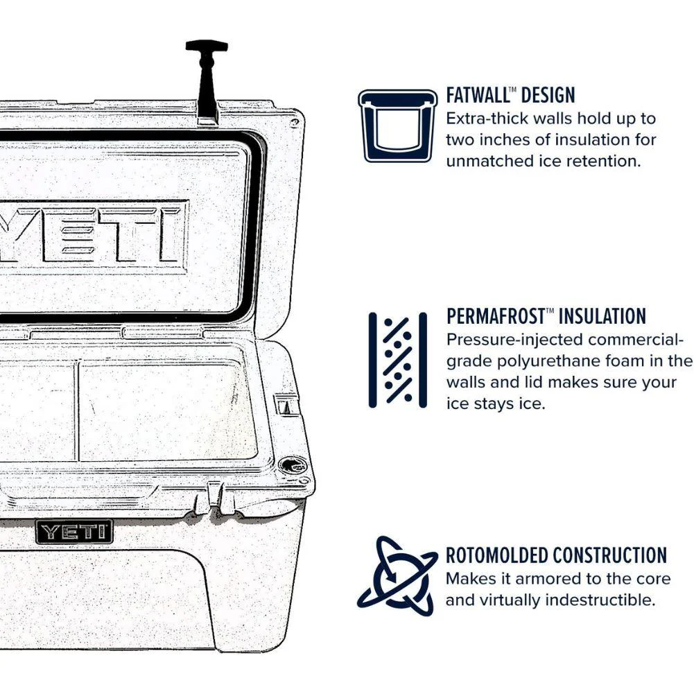 Yeti Tundra 45 Cool Box (Black) - Image 5