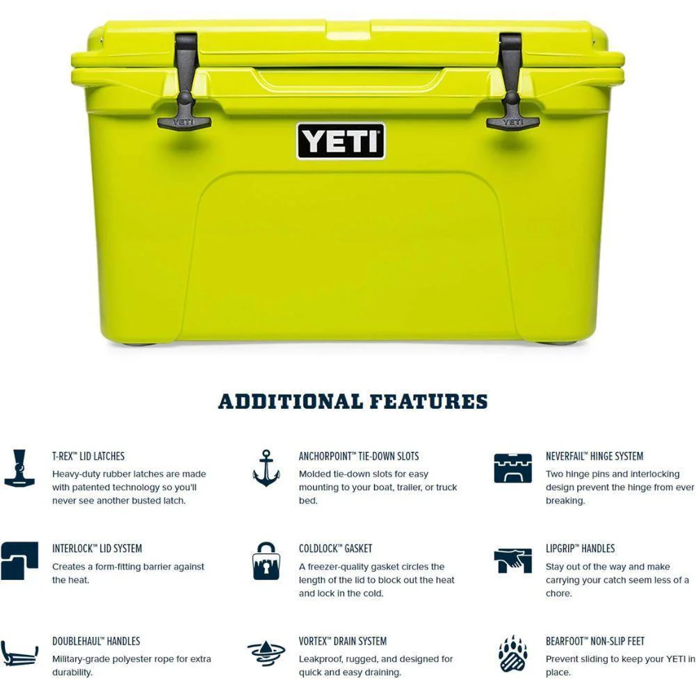 Yeti Tundra 45 Cool Box (Black Forest Green) - Image 6