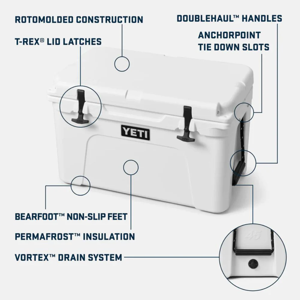Yeti Tundra 45 Cool Box (Tan) - Image 4