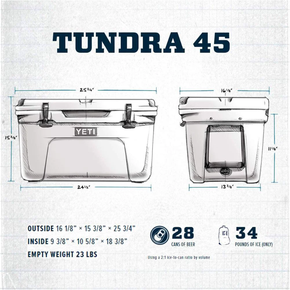 Yeti Tundra 45 Cool Box (Wild Vine Red) - Image 7