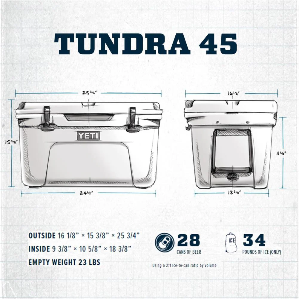 YETI Tundra 65 Cool Box (Tan) - Image 6